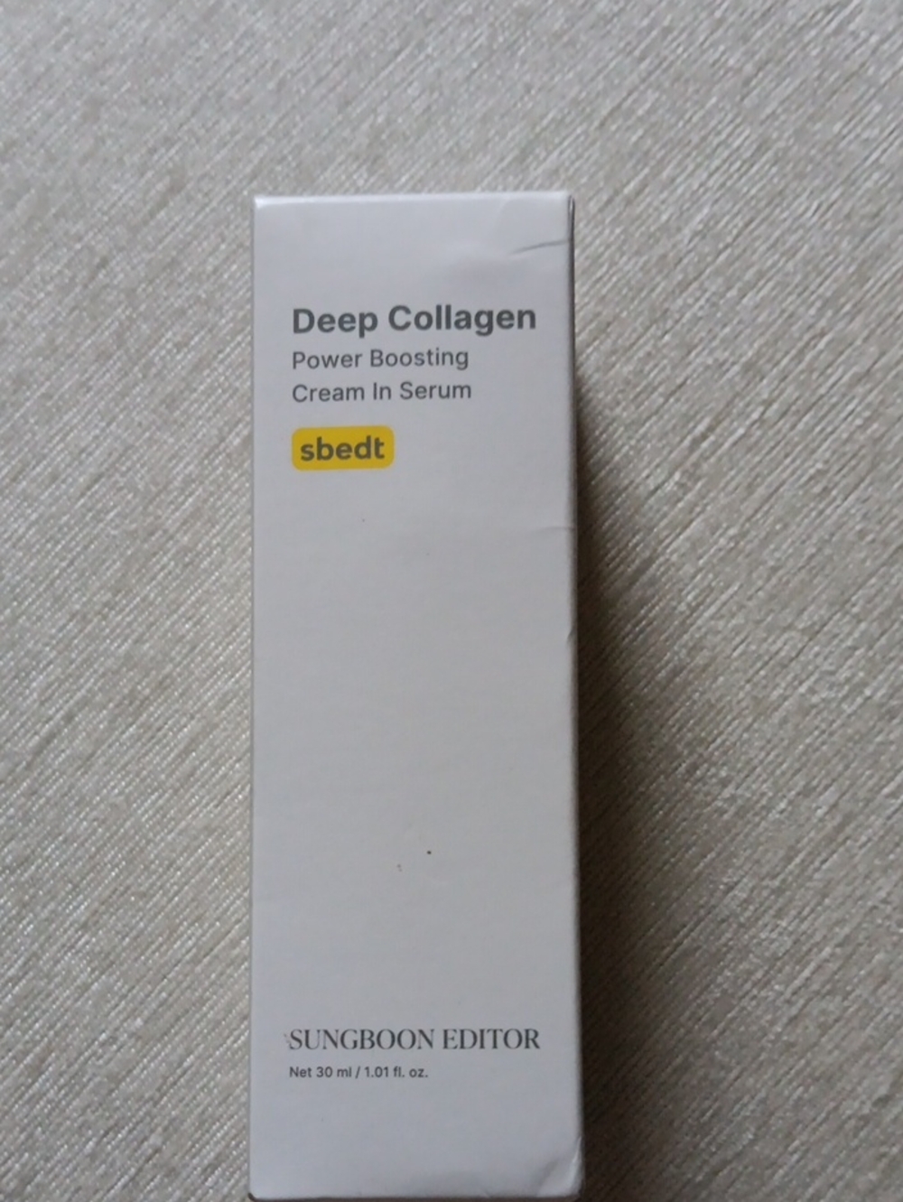 Sungboon Editor Deep Collagen Boosting Cream Serum 30ml. 1oz.